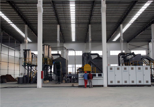 河北石家莊廢舊輪胎回收設(shè)備現(xiàn)場(chǎng)